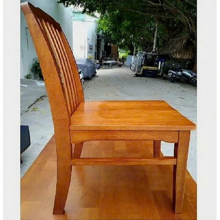 RHEA : Ghế Đơn Gỗ Cao Su Xuất Hàn Quốc - Vàng Gỗ